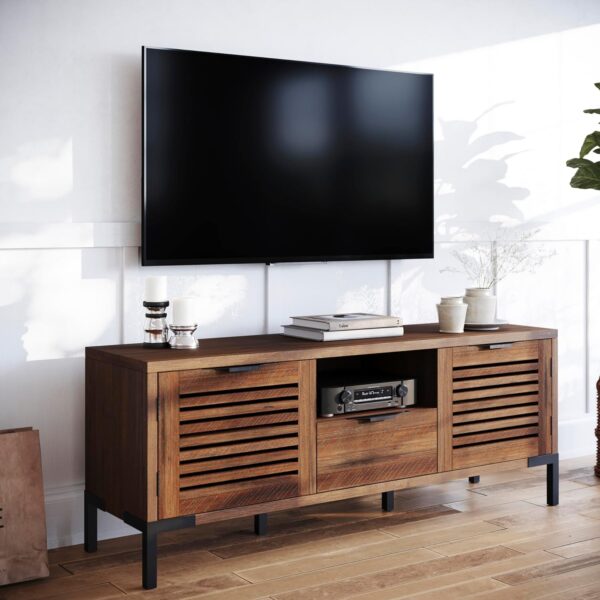 Rustic TV Stand, Rustic Chestnut